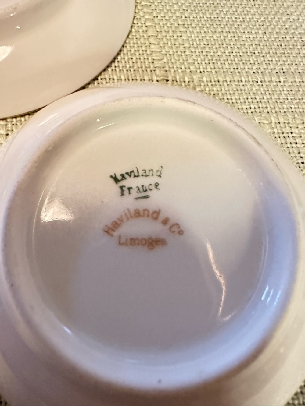 Haviland Limoges Schleiger 780 Butter Pats Gold Set of 3 - Picture 5 of 6